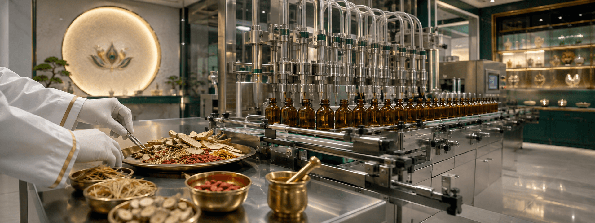 The Asian Miracle Laboratories production line on the Galle Road, Panadura